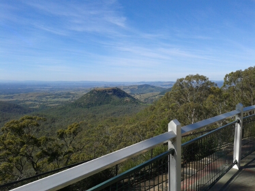 Stunning views from Picnic Point, Toowoomba
